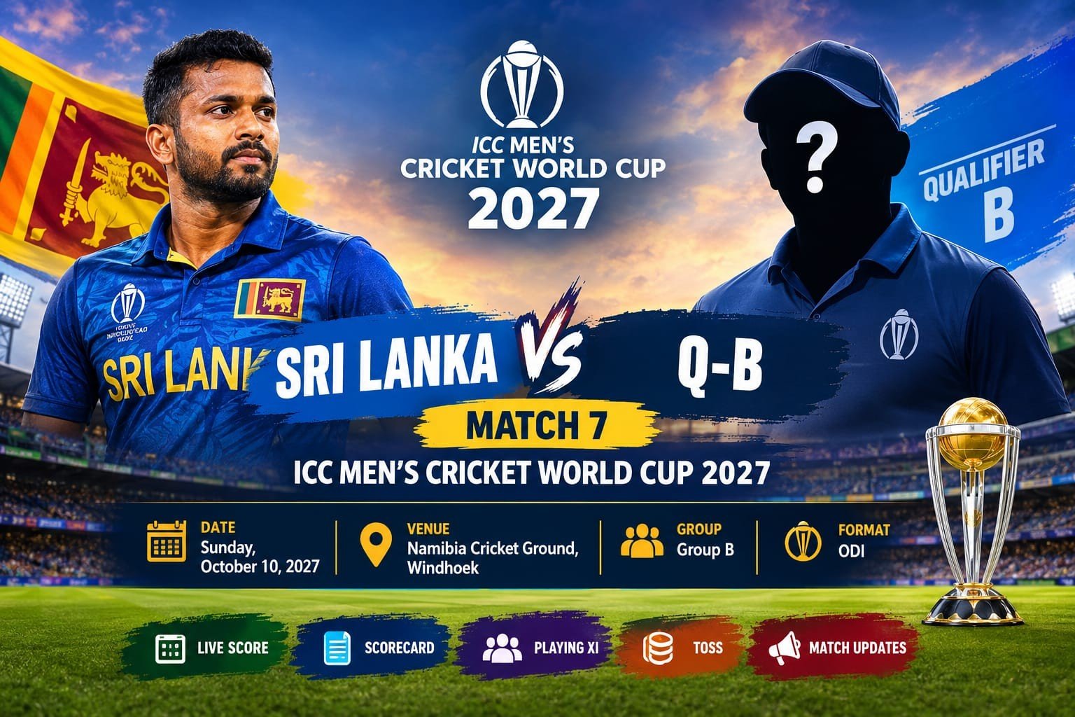 ICC World Cup 2027 Australia vs Qualifier-A Playing 11